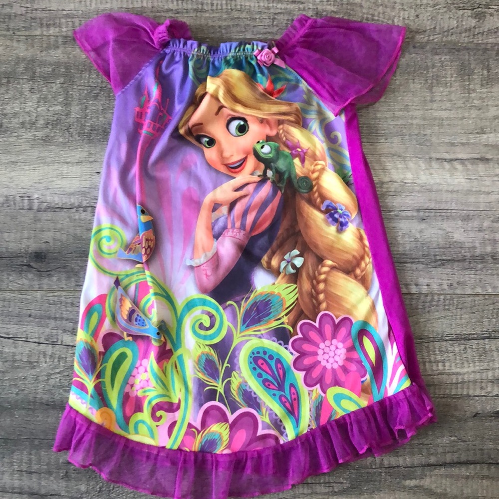 Girls Disney rapunzel nightgown pajamas